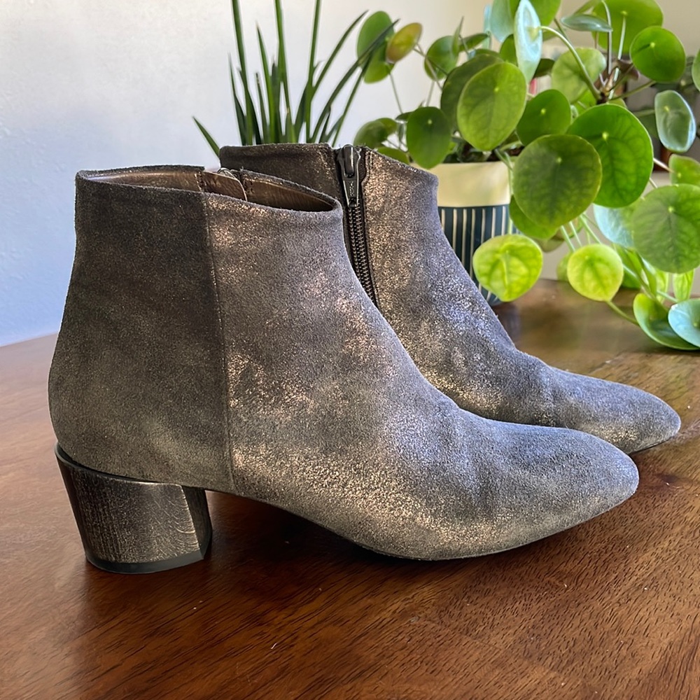 Coclico Gray Boots with Bronze Shimmer, size 38